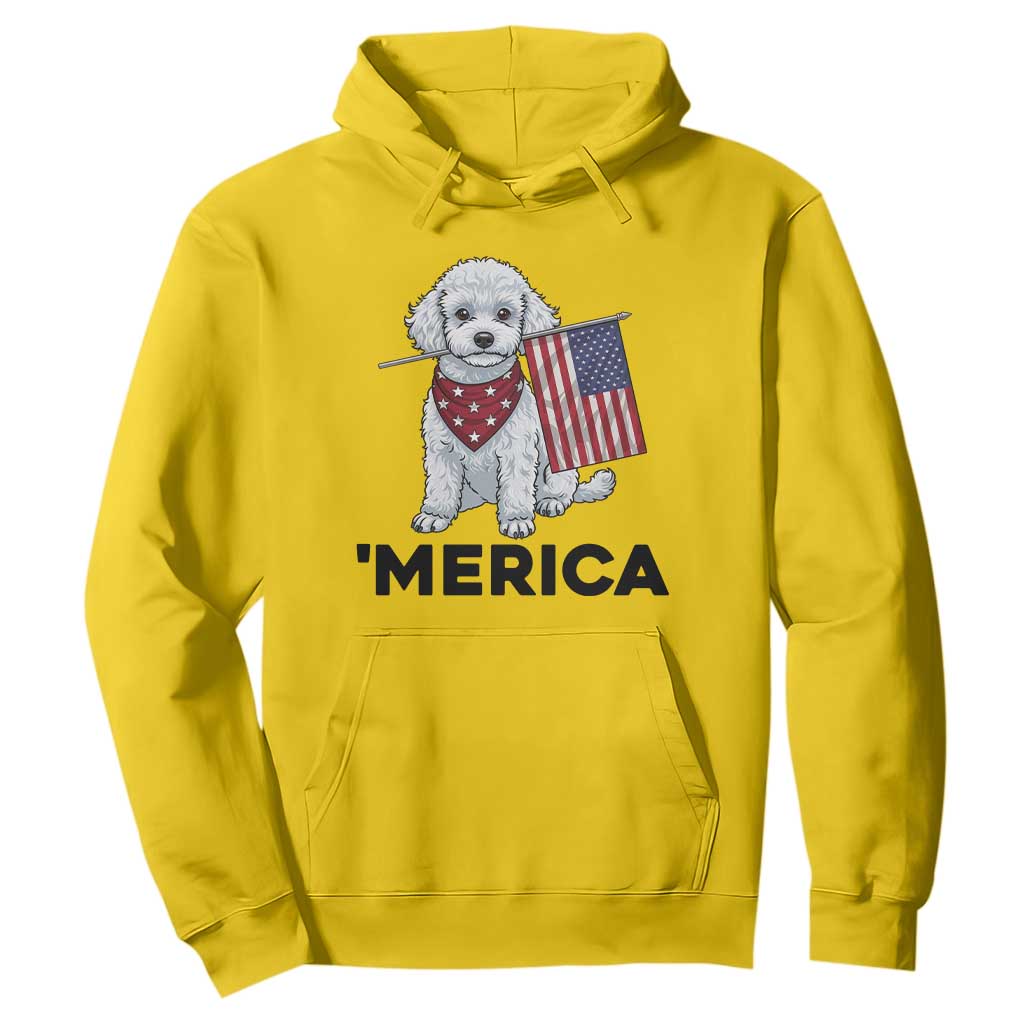 Merica Poodle Mom Dad Patriotic Gift Hoodie 4th Of July Pride TS12 Daisy Print Your Wear
