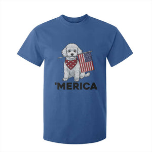 Merica Poodle Mom Dad Patriotic Gift T Shirt For Kid 4th Of July Pride