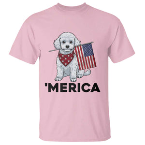 Merica Poodle Mom Dad Patriotic Gift T Shirt 4th Of July Pride