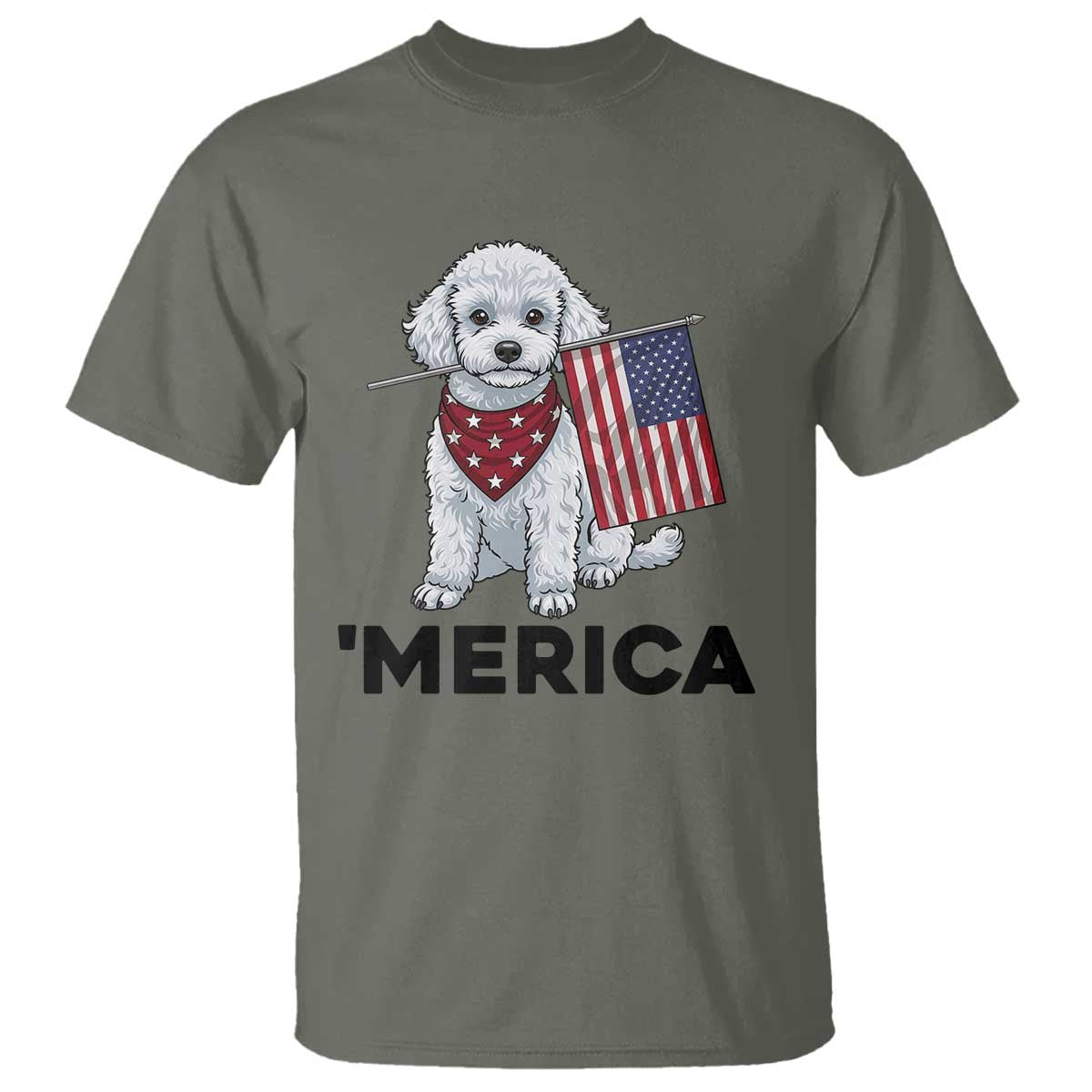 Merica Poodle Mom Dad Patriotic Gift T Shirt 4th Of July Pride
