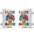 I Love Games Colorful Gamer Controller Gift Coffee Mug TS12 White Print Your Wear