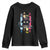 Game Time Youth Sweatshirt Cute Black Cat Gamer Lover Gift TS12 Black Print Your Wear