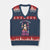 Just A Girl Who Loves Cats And Gaming V-Neck Knit Sweater Vest Cute Gamer Gift TS12 Navy Red Print Your Wear