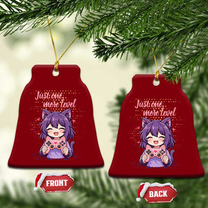 Just One More Game Ceramic Ornament Cute Girl Playing Game Humor Gift TS12 Print Your Wear