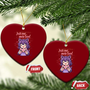 Just One More Game Ceramic Ornament Cute Girl Playing Game Humor Gift TS12 Print Your Wear