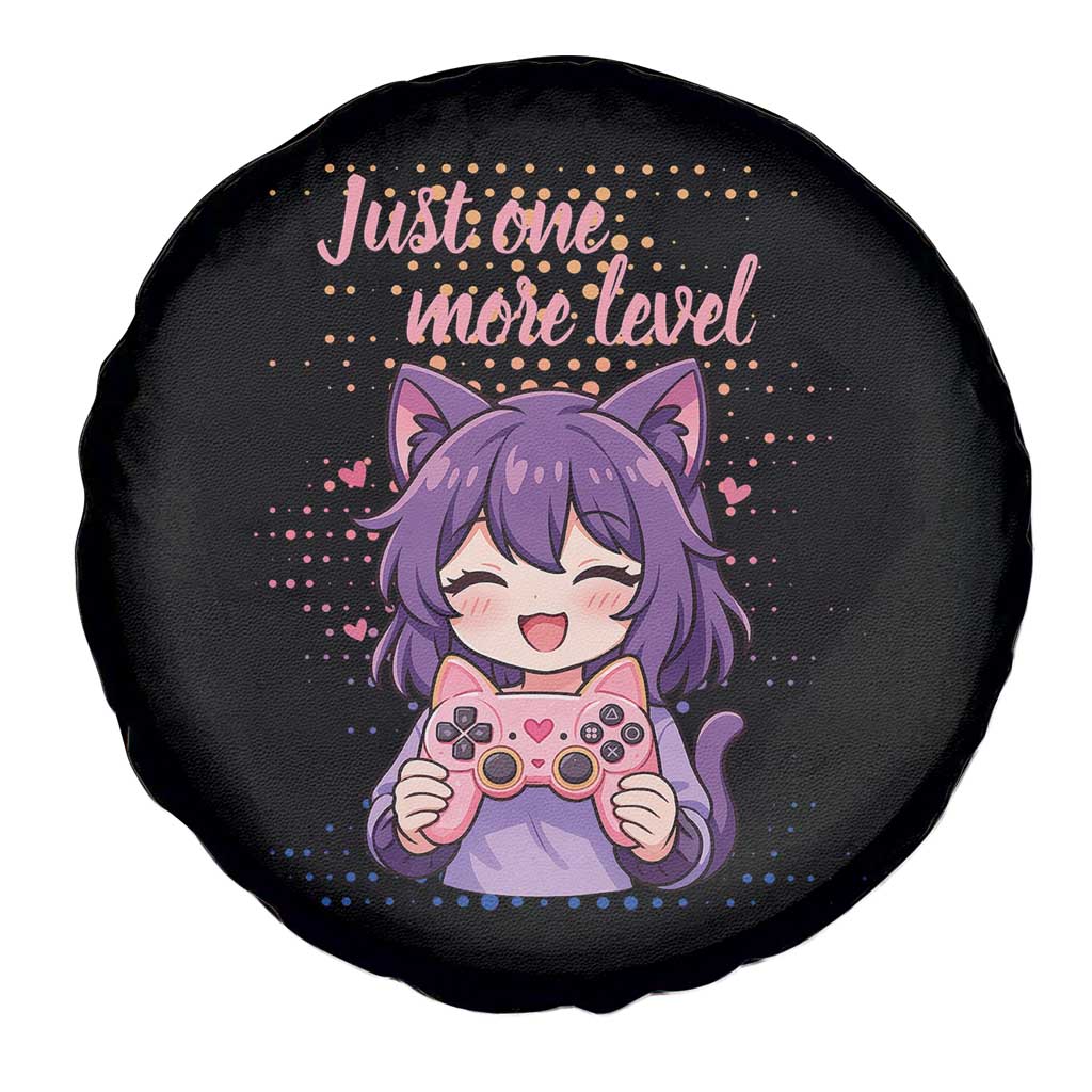 Just One More Game Spare Tire Cover Cute Girl Playing Game Humor Gift TS12 Print Your Wear
