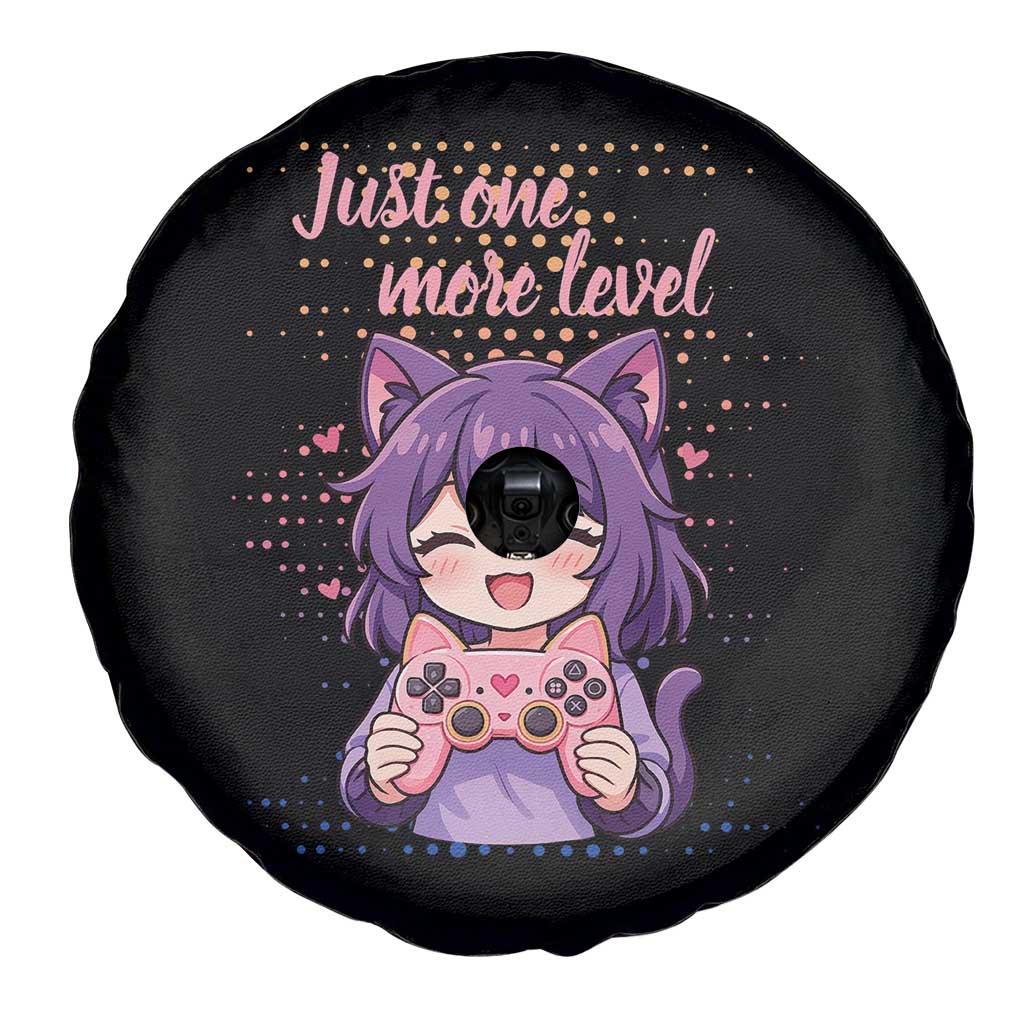 Just One More Game Spare Tire Cover Cute Girl Playing Game Humor Gift TS12 Print Your Wear