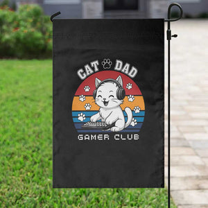 Funny Cat Dad Gamer Club Garden Flag Gamer Cat Lover Gift TS12 Print Your Wear