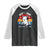 Funny Cat Dad Gamer Club Raglan Shirt Gamer Cat Lover Gift TS12 Black White Print Your Wear