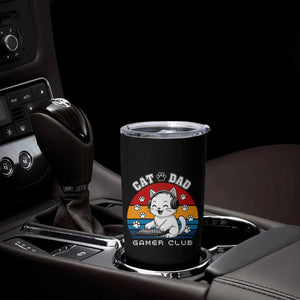 Funny Cat Dad Gamer Club Tumbler Cup Gamer Cat Lover Gift TS12 Print Your Wear