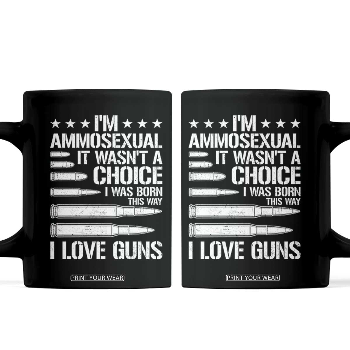 Funny Im Ammosexual Coffee Mug American Freedom Second Amendment