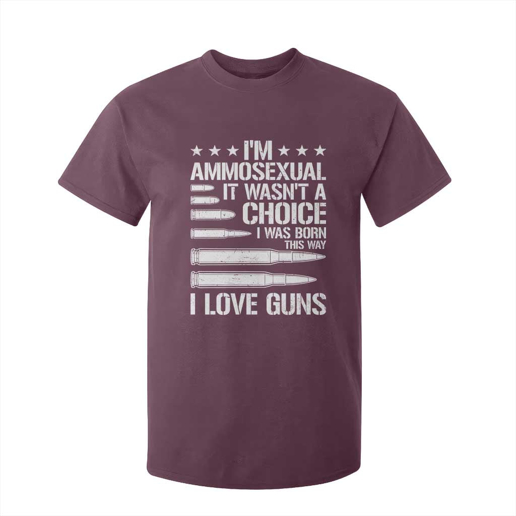 Funny Im Ammosexual T Shirt For Kid American Freedom Second Amendment