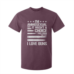 Funny Im Ammosexual T Shirt For Kid American Freedom Second Amendment