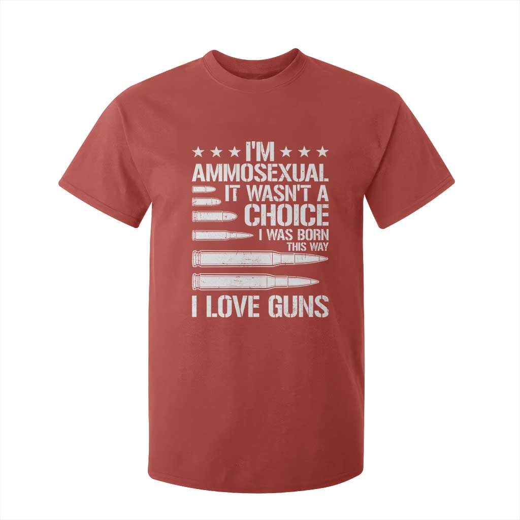 Funny Im Ammosexual T Shirt For Kid American Freedom Second Amendment