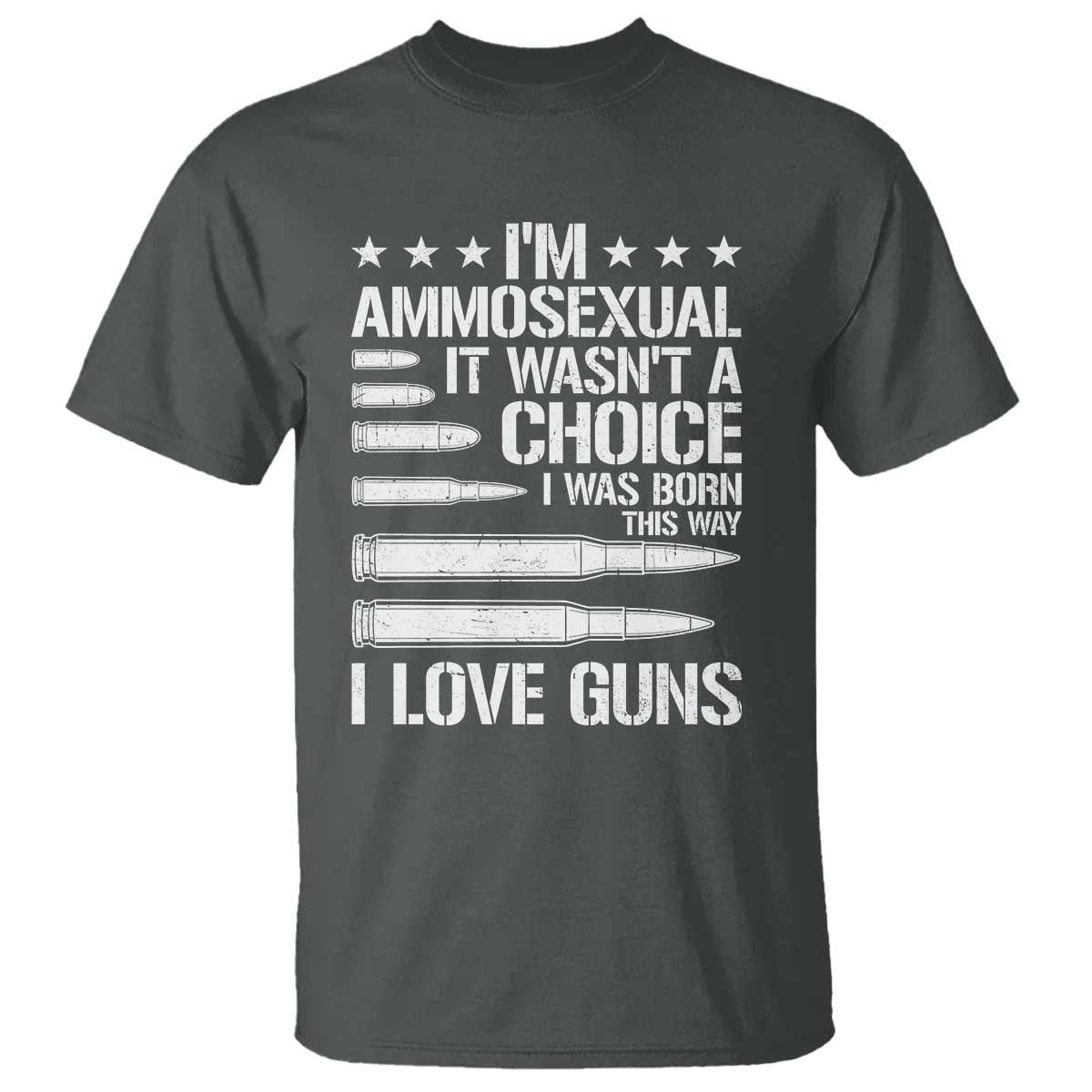 Funny Im Ammosexual T Shirt American Freedom Second Amendment