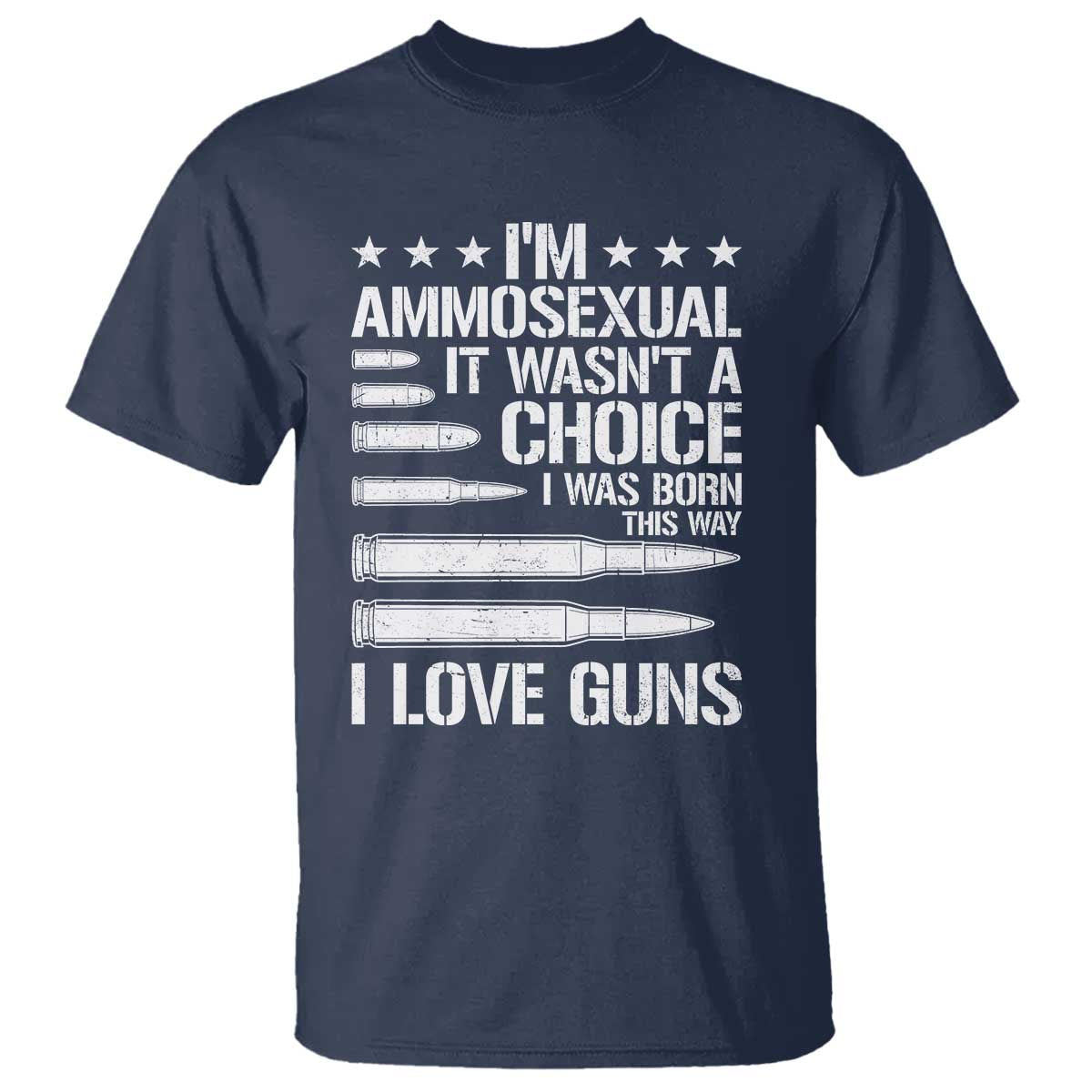 Funny Im Ammosexual T Shirt American Freedom Second Amendment