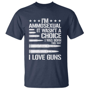 Funny Im Ammosexual T Shirt American Freedom Second Amendment