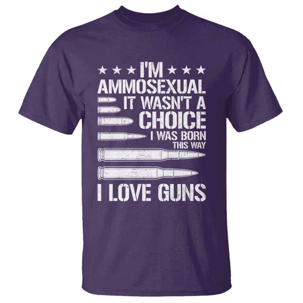 Funny Im Ammosexual T Shirt American Freedom Second Amendment