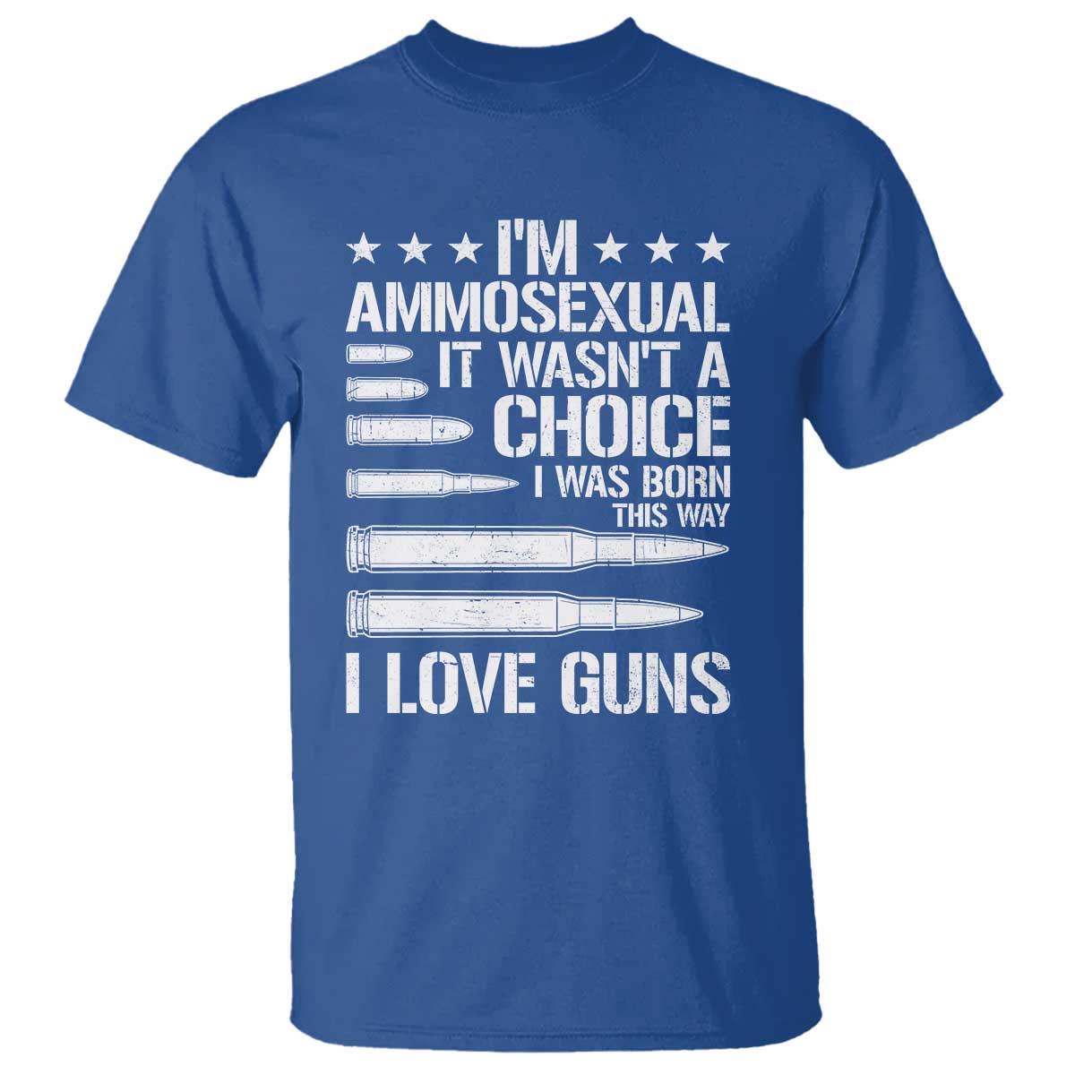 Funny Im Ammosexual T Shirt American Freedom Second Amendment