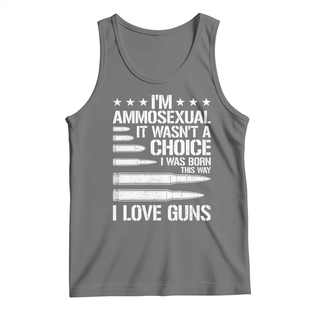 Funny Im Ammosexual Tank Top American Freedom Second Amendment