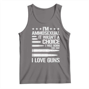 Funny Im Ammosexual Tank Top American Freedom Second Amendment