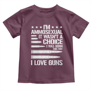 Funny Im Ammosexual Toddler T Shirt American Freedom Second Amendment