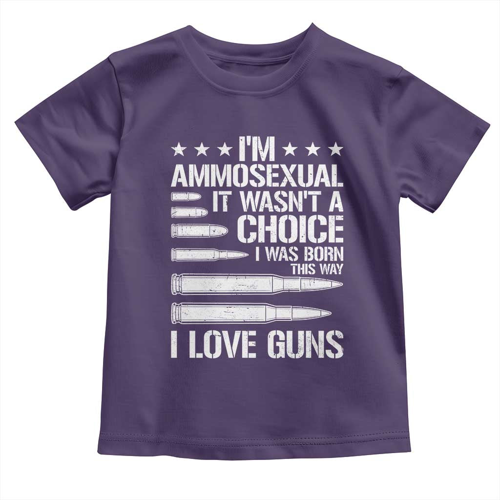 Funny Im Ammosexual Toddler T Shirt American Freedom Second Amendment