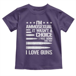 Funny Im Ammosexual Toddler T Shirt American Freedom Second Amendment