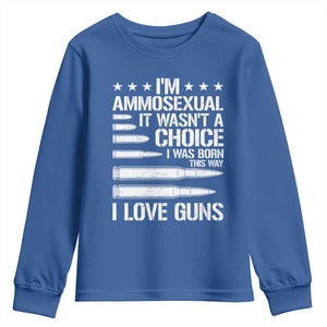 Funny Im Ammosexual Youth Sweatshirt American Freedom Second Amendment