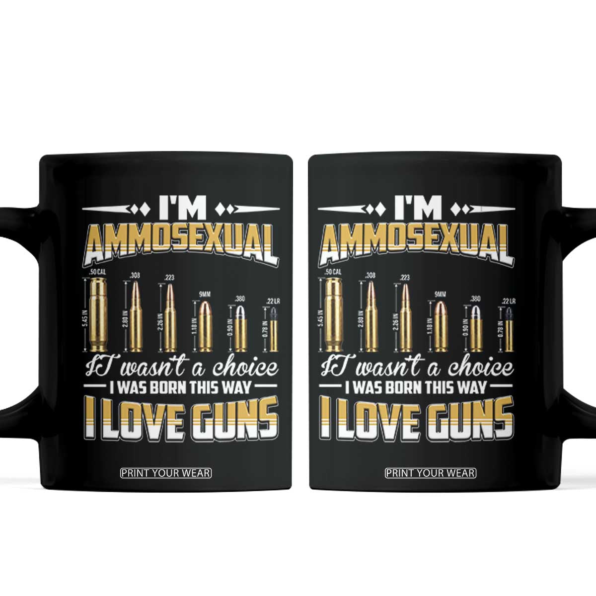 Funny Im Ammosexual Coffee Mug Second Amendment Patriotic Freedom Graphic
