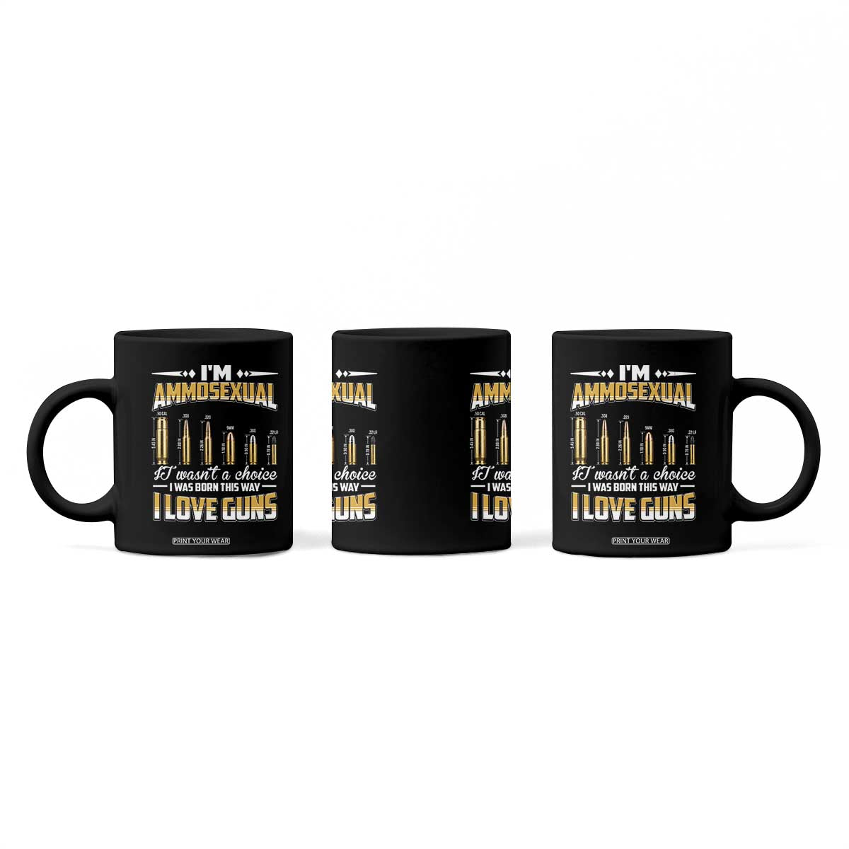 Funny Im Ammosexual Coffee Mug Second Amendment Patriotic Freedom Graphic