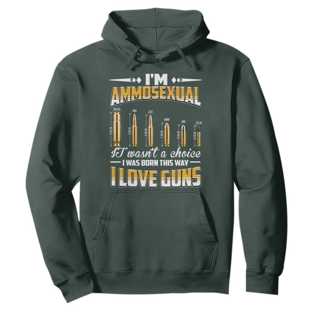Funny Im Ammosexual Hoodie Second Amendment Patriotic Freedom Graphic