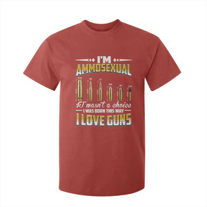 Funny Im Ammosexual T Shirt For Kid Second Amendment Patriotic Freedom Graphic