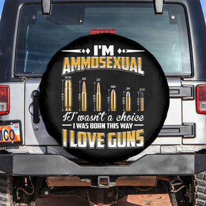 Funny Im Ammosexual Spare Tire Cover Second Amendment Patriotic Freedom Graphic