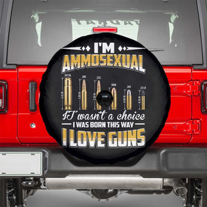 Funny Im Ammosexual Spare Tire Cover Second Amendment Patriotic Freedom Graphic