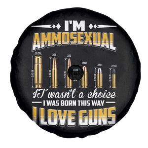 Funny Im Ammosexual Spare Tire Cover Second Amendment Patriotic Freedom Graphic