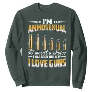 Funny Im Ammosexual Sweatshirt Second Amendment Patriotic Freedom Graphic