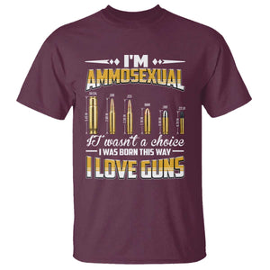 Funny Im Ammosexual T Shirt Second Amendment Patriotic Freedom Graphic