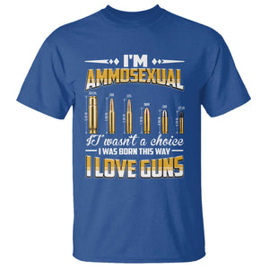 Funny Im Ammosexual T Shirt Second Amendment Patriotic Freedom Graphic