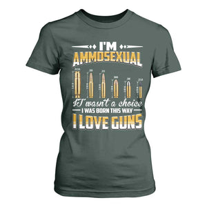Funny Im Ammosexual T Shirt For Women Second Amendment Patriotic Freedom Graphic