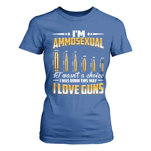 Funny Im Ammosexual T Shirt For Women Second Amendment Patriotic Freedom Graphic