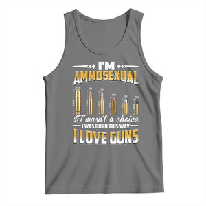 Funny Im Ammosexual Tank Top Second Amendment Patriotic Freedom Graphic