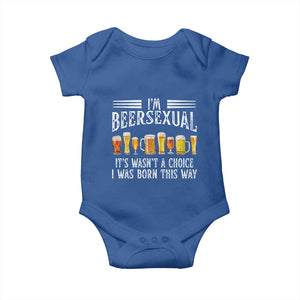 Funny Im Beersexual Baby Onesie Born This Way Beer Lover Graphic