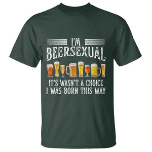 Funny Im Beersexual T Shirt Born This Way Beer Lover Graphic