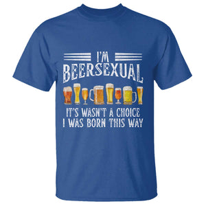 Funny Im Beersexual T Shirt Born This Way Beer Lover Graphic