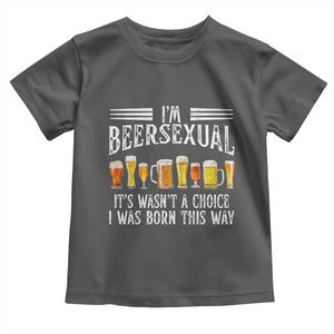 Funny Im Beersexual Toddler T Shirt Born This Way Beer Lover Graphic