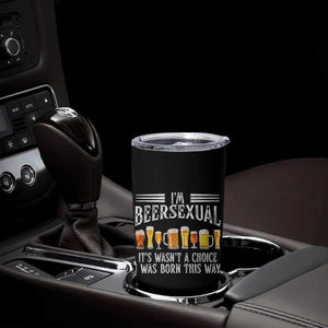 Funny Im Beersexual Tumbler Cup Born This Way Beer Lover Graphic