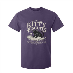 Kitty Biscuits We Knead Em You Need Em T Shirt For Kid Funny Black Cat Making Biscuits Baking