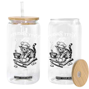Funny Kitty Biscuits Bakery Glass Can We Knead Em You Need Em