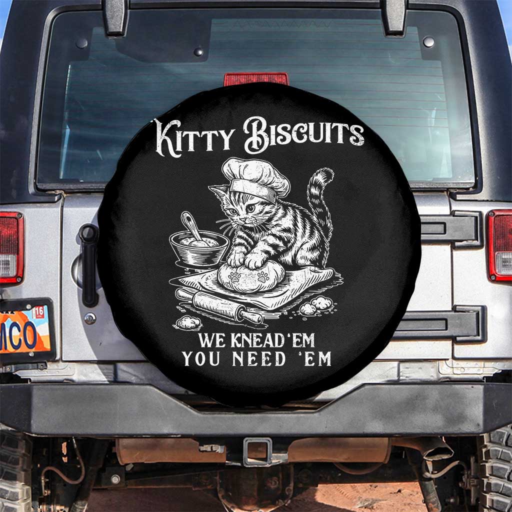 Funny Kitty Biscuits Bakery Spare Tire Cover We Knead Em You Need Em